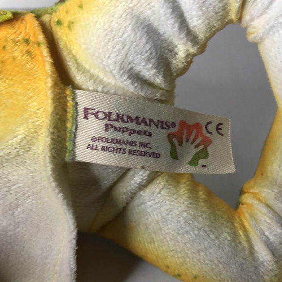 Folkmanis Realistic Leopard Frog Puppet Plush Stuffed Animal Hand Puppet - Picture 5 of 8